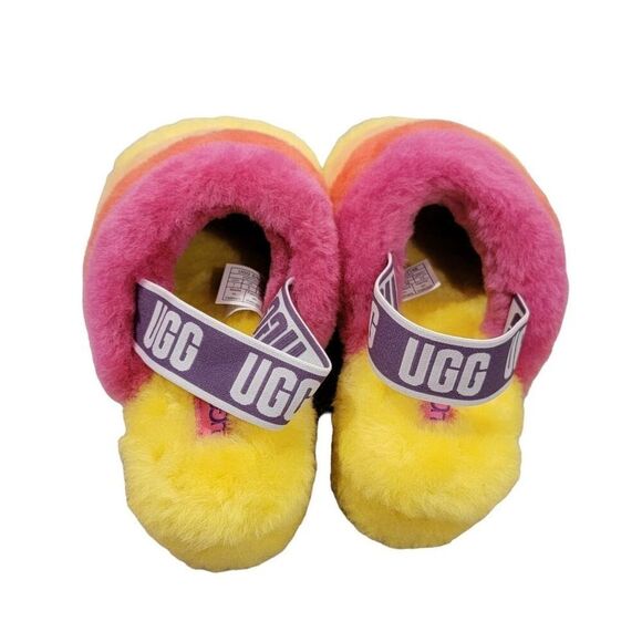 Ugg Fluff Yeah Pride Platform Slippers Size 7 NWOB - Picture 4 of 6